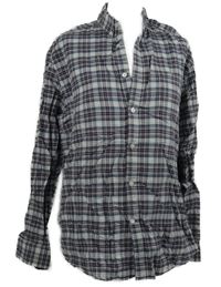 Pánská tmavomdoro-vínová kostkovaná košile St. Bernard 