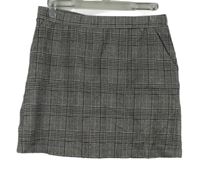 Dámská černo-růžová kostkovaná sukně Next 