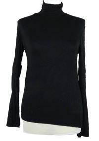 Dámské černé triko s rolákem H&M