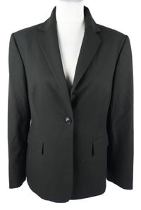 Dámské černé sako Massimo Dutti 