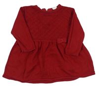 Červené pletené šaty H&M