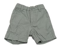 Šedé plátěné chino kraťasy Next