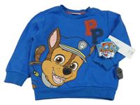 Nové - Modrá mikina s PAw PAtrol Nickelodeon