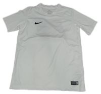 Bílé sportovní funkční triko Nike