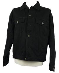 Pánská černá riflová bunda 