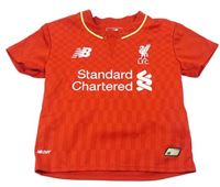 Červené fotbalové funkční tričko - FC Liverpool New Balance