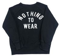 Černá mikina s nápisem Primark