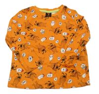 Oranžové triko s příšerkami Kiki&Koko