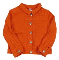 Oranžová riflová bunda Okaidi