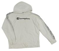 Bílá mikina s kapucí Champion