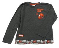 Tmavošedé triko se Spidermanem Marvel