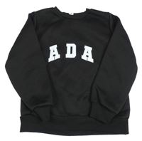 Černá mikina s nápisem shein