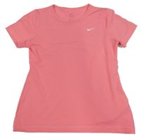 Neonově růžové funkční sportovní tričko Nike
