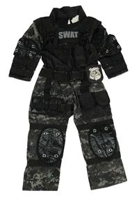 Kostým - Černý overal - SWAT