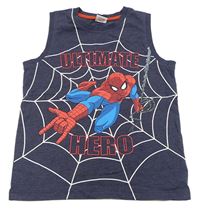 Tmavomodré tílko se Spider-manem George 