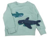 Světlemodrá mikina se žraloky Lily & Dan