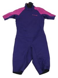 Nové - Fialovo-fuchsiový neopren Olaian 