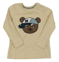 Béžové triko s medvídkem So Cute