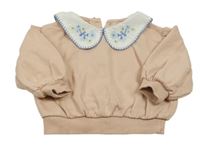 Starorůžová oversize mikina s límečkem M&S