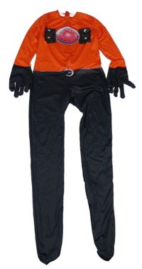 Kostým - Šedo-červený overal 