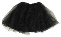 Černá tylová sukně 