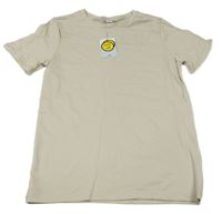 Nové - Béžové tričko Tu