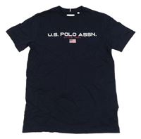 Tmavomodré tričko s logem U.S. Polo Assn