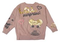 Starorůžová mikina L.O.L. Surprise Tu