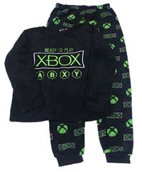 Černé chlupaté pyžamo s X-BOX PRIMARK