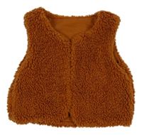 Medové huňaté podšité bolérko St. Bernard