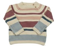 Smetanovo-pruhovaný svetr C&A