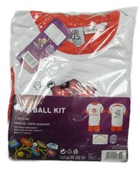 Nové - 2Set - Bílo-červený fotbalové tričko England + červené kraťasy 