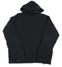 Černá mikina s kapsou a kapucí H&M