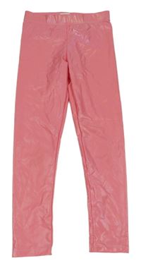 Růžové třpytivé legíny H&M
