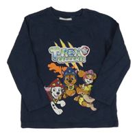 Tmavomodré triko s PAW PATROL sinsay