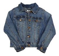 Modrá riflová crop bunda Denim Co.