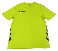 Limetkové sportovní tričko zn. Hummel