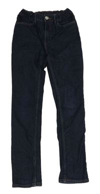 Tmavomodré skinny fit rifle zn. H&M