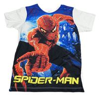 Modro-červeno-bílé tričko se Spidermanem Disney