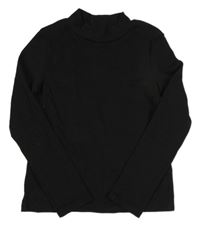 Černé triko se stojáčkem zn. H&M