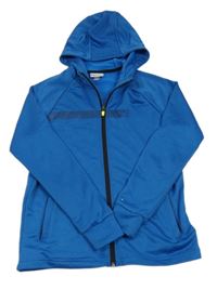 Modrá sportovní propínací mikina s kapucí Energetics