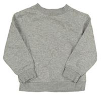 Šedá melírovaná mikina H&M