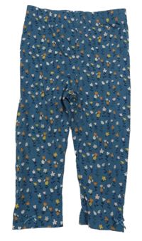 Petrolejové květované legíny George