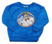 Modrá chlupatá mikina s Marshallem - Paw Patrol Nickelodeon
