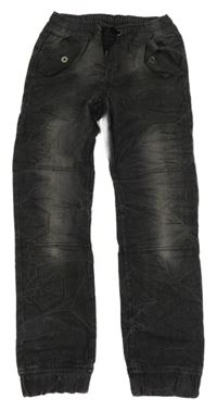 Antracitové cuff jogger rifle Y.F.K.