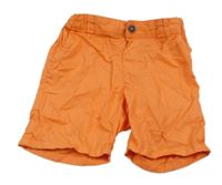 Oranžové plátěné kraťasy H&M