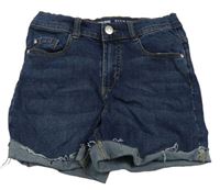 Tmavomodré riflové kraťasy Denim Co.