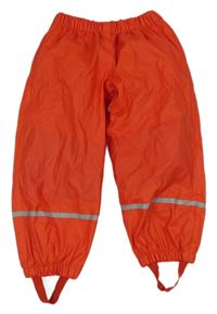 Černé zateplené nepromokavé kalhoty Lupilu