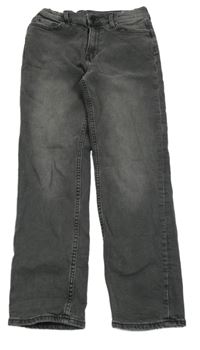 Tmavošedé slim fit rifle H&M