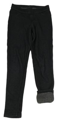 Černé zateplené tregíny C&A